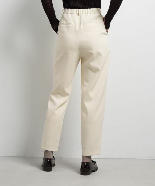 LANVIN en Bleu / ランバン オン ブルー その他パンツ | フロントタックテーパードパンツ | 詳細6