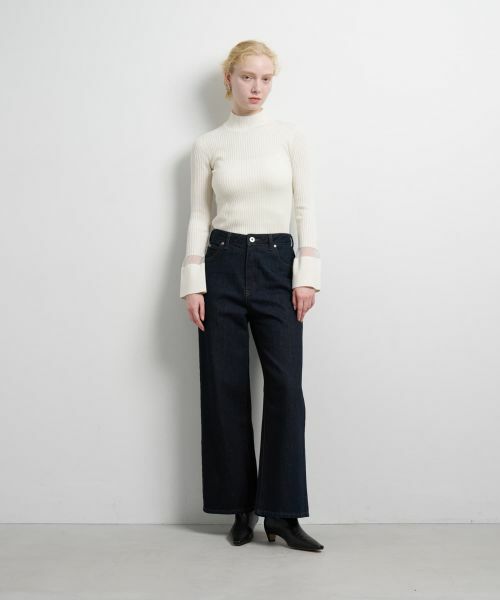 LANVIN en Bleu / ランバン オン ブルー その他パンツ | ストレートデニム | 詳細1