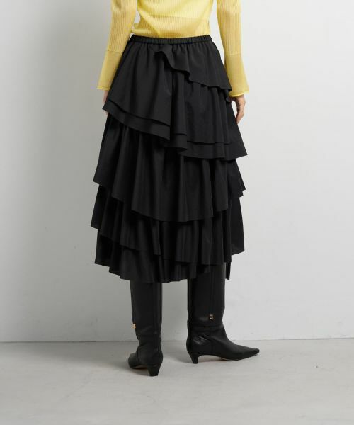 LANVIN en Bleu / ランバン オン ブルー ロング・マキシ丈スカート | ランダムティアードフリルスカート | 詳細14