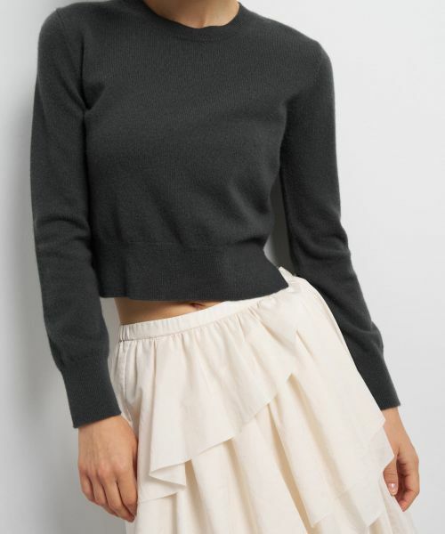 LANVIN en Bleu / ランバン オン ブルー ロング・マキシ丈スカート | ランダムティアードフリルスカート | 詳細4