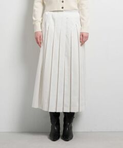 LANVIN en Bleu / ランバン オン ブルー ロング・マキシ丈スカート | LIMONTA East サテンプリーツスカート