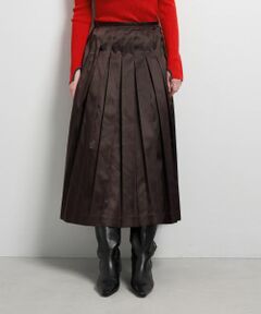 LANVIN en Bleu / ランバン オン ブルー ロング・マキシ丈スカート | LIMONTA East サテンプリーツスカート