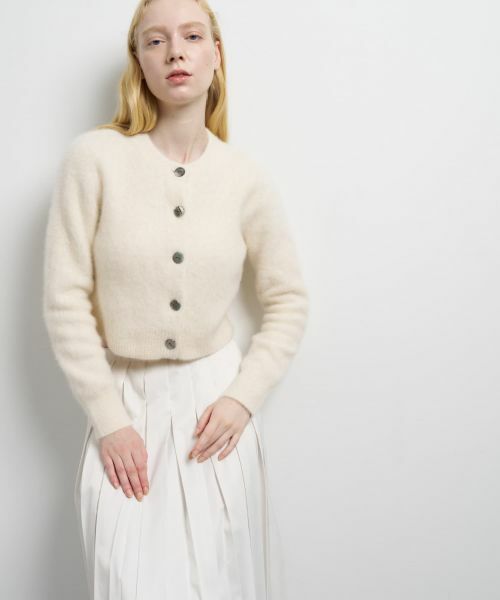 LANVIN en Bleu / ランバン オン ブルー カーディガン・ボレロ | フォックスカシミヤショートカーディガン | 詳細13