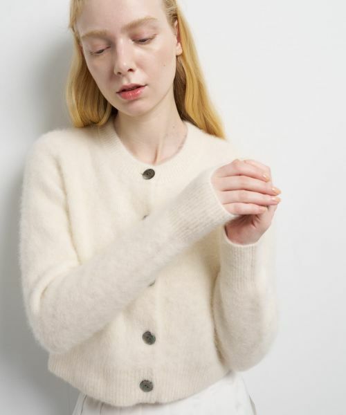 LANVIN en Bleu / ランバン オン ブルー カーディガン・ボレロ | フォックスカシミヤショートカーディガン | 詳細16
