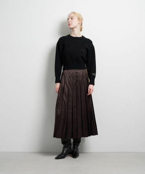 LANVIN en Bleu / ランバン オン ブルー カーディガン・ボレロ | ハートインターシャニット | 詳細10