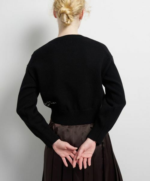 LANVIN en Bleu / ランバン オン ブルー カーディガン・ボレロ | ハートインターシャニット | 詳細16