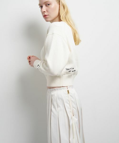 LANVIN en Bleu / ランバン オン ブルー カーディガン・ボレロ | ハートインターシャニット | 詳細5