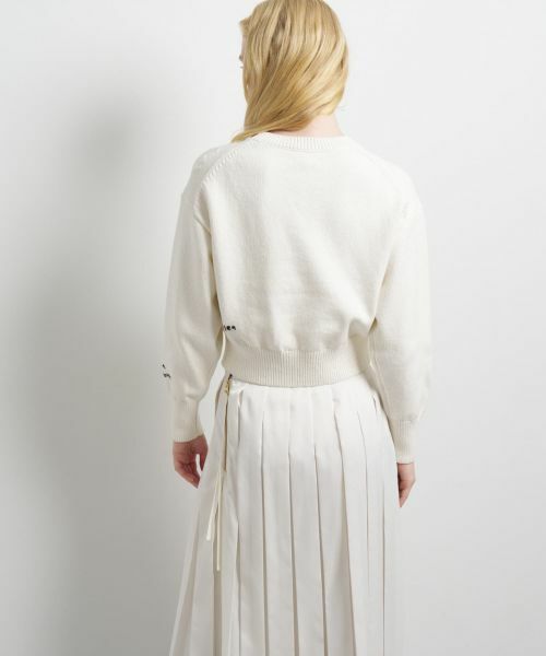 LANVIN en Bleu / ランバン オン ブルー カーディガン・ボレロ | ハートインターシャニット | 詳細6