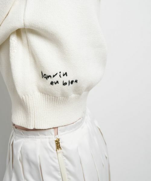 LANVIN en Bleu / ランバン オン ブルー カーディガン・ボレロ | ハートインターシャニット | 詳細9