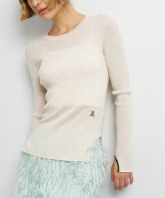 LANVIN en Bleu / ランバン オン ブルー ニット・セーター | カラーポイントクルーネックリブニット