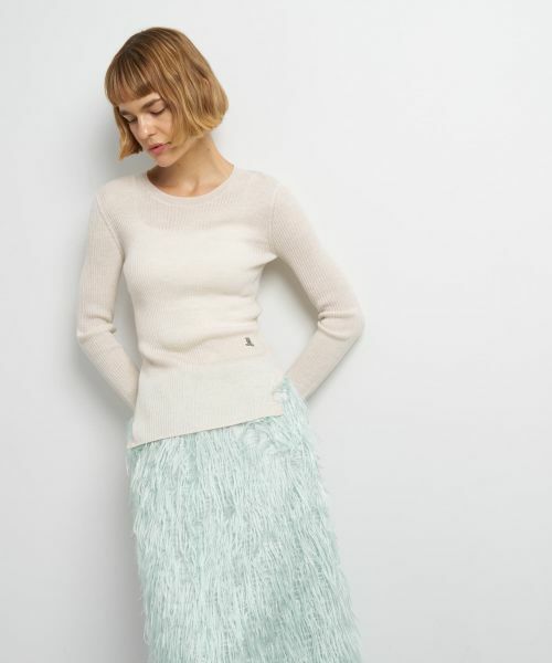 LANVIN en Bleu / ランバン オン ブルー ニット・セーター | カラーポイントクルーネックリブニット | 詳細13