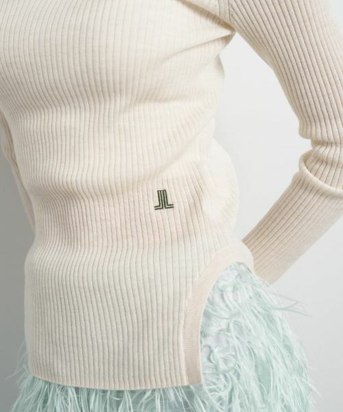 LANVIN en Bleu / ランバン オン ブルー ニット・セーター | カラーポイントクルーネックリブニット | 詳細17