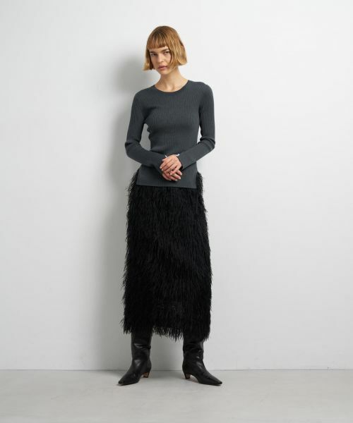 LANVIN en Bleu / ランバン オン ブルー ニット・セーター | カラーポイントクルーネックリブニット | 詳細19