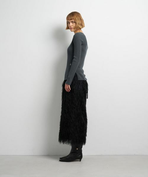 LANVIN en Bleu / ランバン オン ブルー ニット・セーター | カラーポイントクルーネックリブニット | 詳細20