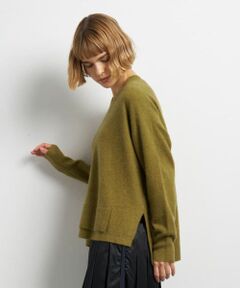 LANVIN en Bleu / ランバン オン ブルー ニット・セーター | ラクーンVネックニット