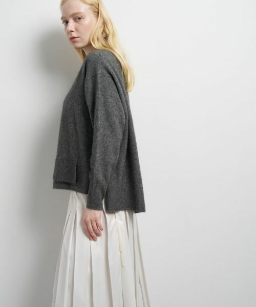 LANVIN en Bleu / ランバン オン ブルー ニット・セーター | ラクーンVネックニット | 詳細19