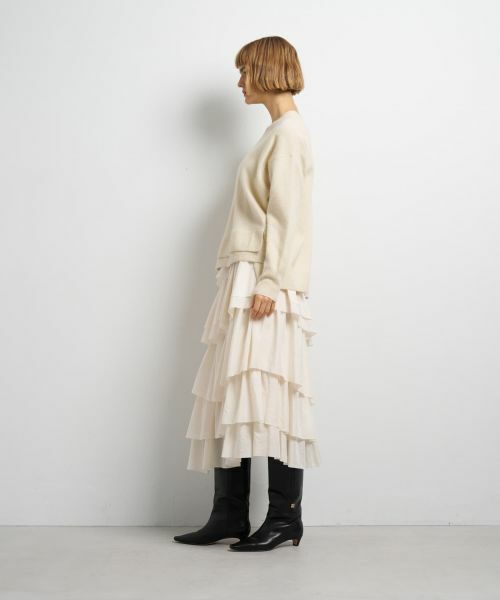 LANVIN en Bleu / ランバン オン ブルー ニット・セーター | ラクーンVネックニット | 詳細24