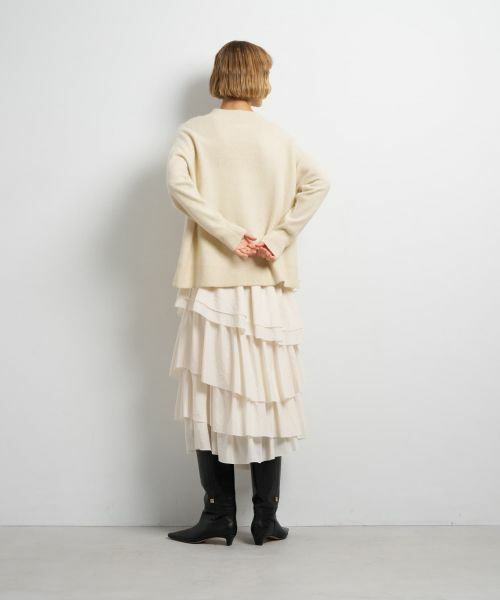 LANVIN en Bleu / ランバン オン ブルー ニット・セーター | ラクーンVネックニット | 詳細25