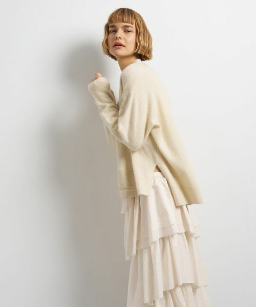 LANVIN en Bleu / ランバン オン ブルー ニット・セーター | ラクーンVネックニット | 詳細27