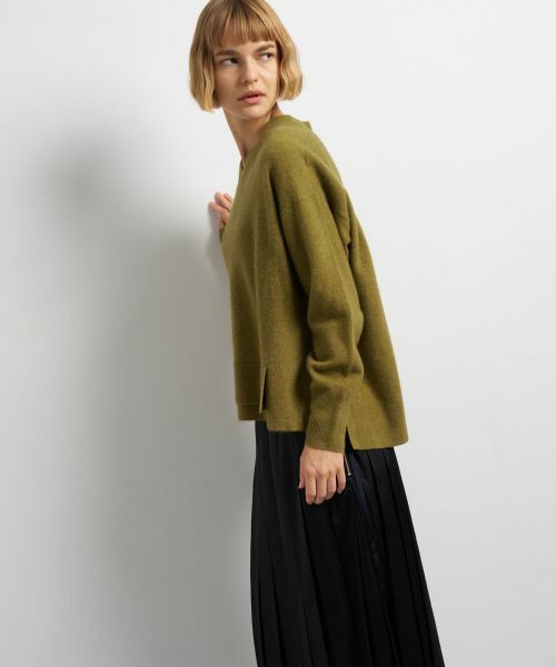 LANVIN en Bleu / ランバン オン ブルー ニット・セーター | ラクーンVネックニット | 詳細5