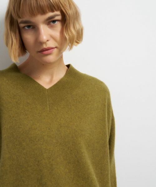 LANVIN en Bleu / ランバン オン ブルー ニット・セーター | ラクーンVネックニット | 詳細7