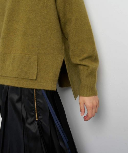 LANVIN en Bleu / ランバン オン ブルー ニット・セーター | ラクーンVネックニット | 詳細8