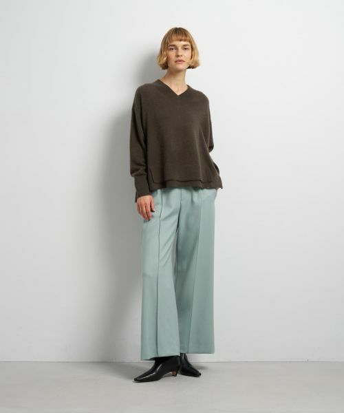 LANVIN en Bleu / ランバン オン ブルー ニット・セーター | ラクーンVネックニット | 詳細9