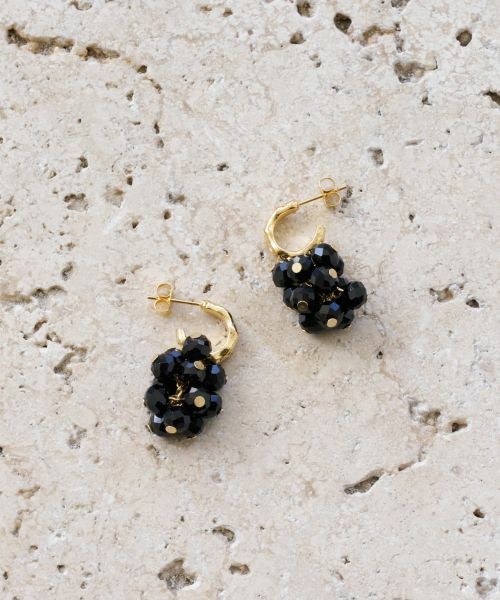 LANVIN en Bleu / ランバン オン ブルー その他小物 | ガラスカットビーズピアス | 詳細1