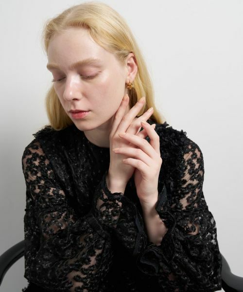 LANVIN en Bleu / ランバン オン ブルー その他小物 | メタルボールピアス | 詳細5