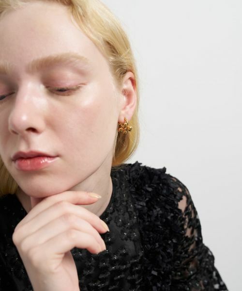 LANVIN en Bleu / ランバン オン ブルー その他小物 | メタルボールピアス | 詳細6