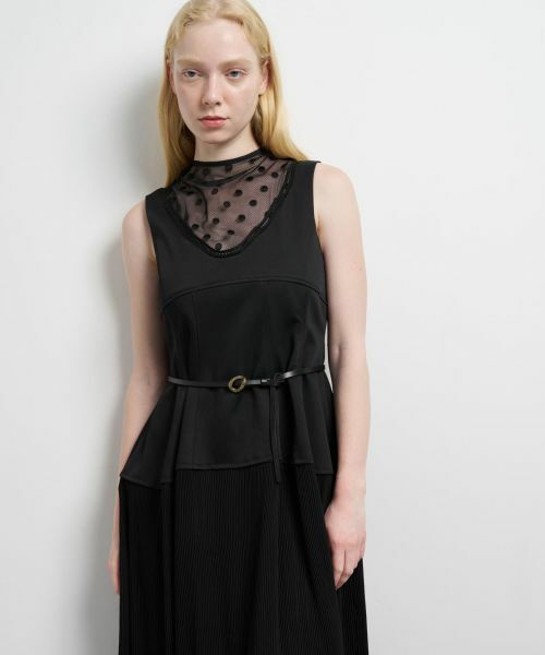 LANVIN en Bleu / ランバン オン ブルー その他小物 | スリムレザーベルト | 詳細3