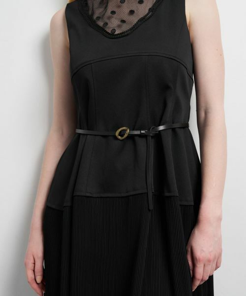 LANVIN en Bleu / ランバン オン ブルー その他小物 | スリムレザーベルト | 詳細4