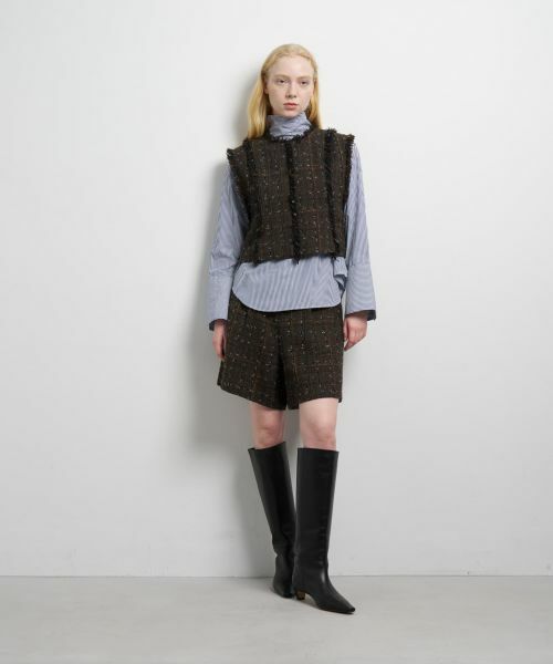 LANVIN en Bleu / ランバン オン ブルー テーラードジャケット | ツイードプルオーバーベスト | 詳細1