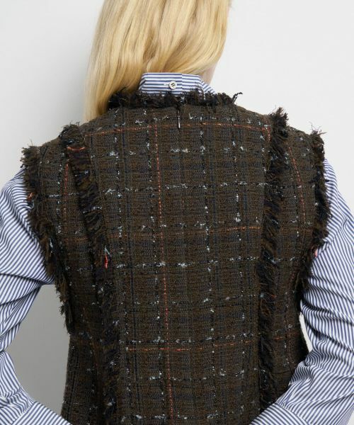 LANVIN en Bleu / ランバン オン ブルー テーラードジャケット | ツイードプルオーバーベスト | 詳細8