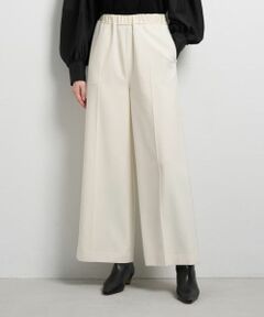 LANVIN en Bleu / ランバン オン ブルー その他パンツ | 異素材ベルトゴムワイドパンツ