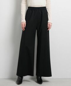 LANVIN en Bleu / ランバン オン ブルー その他パンツ | 異素材ベルトゴムワイドパンツ