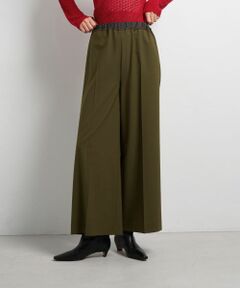 LANVIN en Bleu / ランバン オン ブルー その他パンツ | 異素材ベルトゴムワイドパンツ