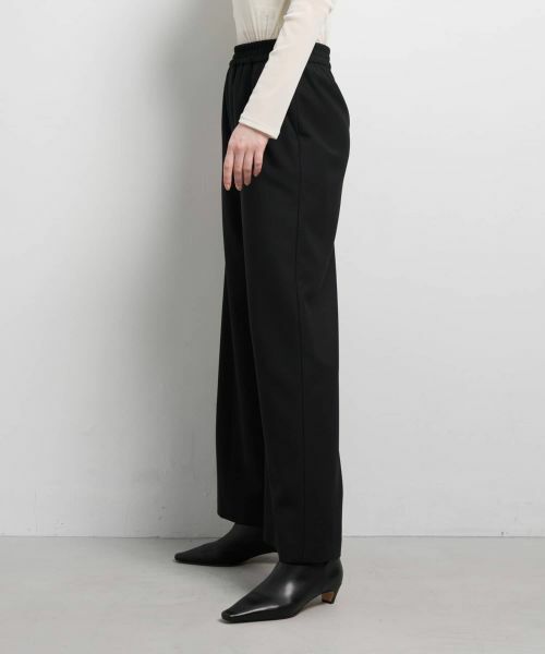 LANVIN en Bleu / ランバン オン ブルー その他パンツ | 異素材ベルトゴムワイドパンツ | 詳細18