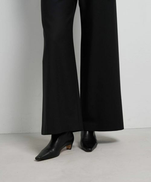 LANVIN en Bleu / ランバン オン ブルー その他パンツ | 異素材ベルトゴムワイドパンツ | 詳細21