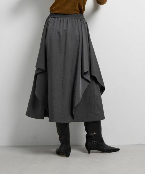 LANVIN en Bleu / ランバン オン ブルー ロング・マキシ丈スカート | イレギュラーヘムスカート | 詳細12