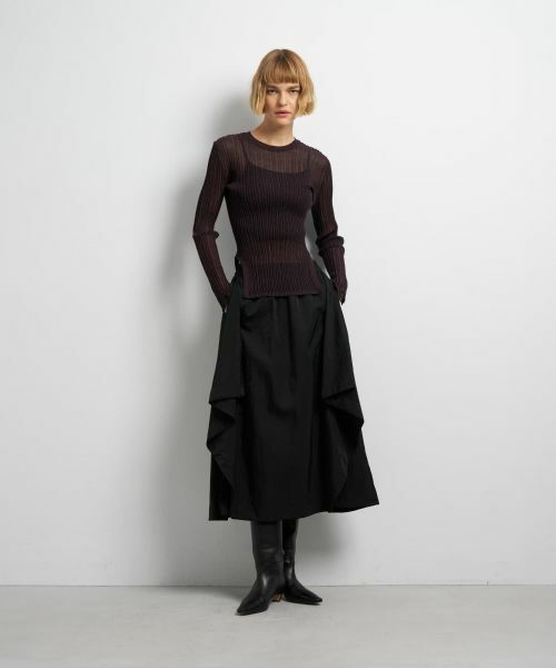 LANVIN en Bleu / ランバン オン ブルー ロング・マキシ丈スカート | イレギュラーヘムスカート | 詳細15