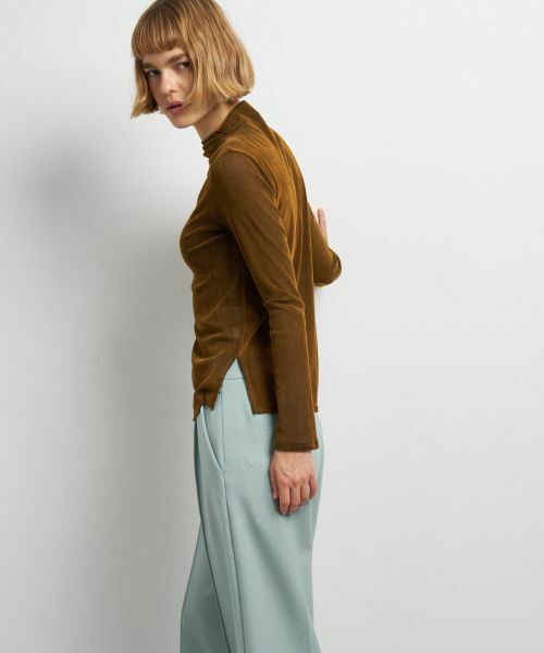 LANVIN en Bleu / ランバン オン ブルー Tシャツ | フロッキーチュールカットソー | 詳細5