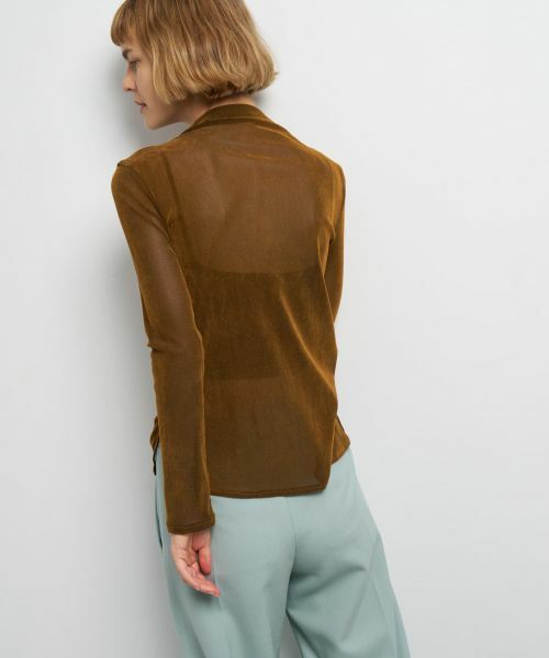 LANVIN en Bleu / ランバン オン ブルー Tシャツ | フロッキーチュールカットソー | 詳細6