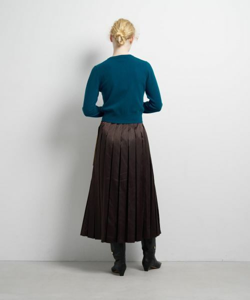 LANVIN en Bleu / ランバン オン ブルー カーディガン・ボレロ | クルーネックニットカーディガン | 詳細3