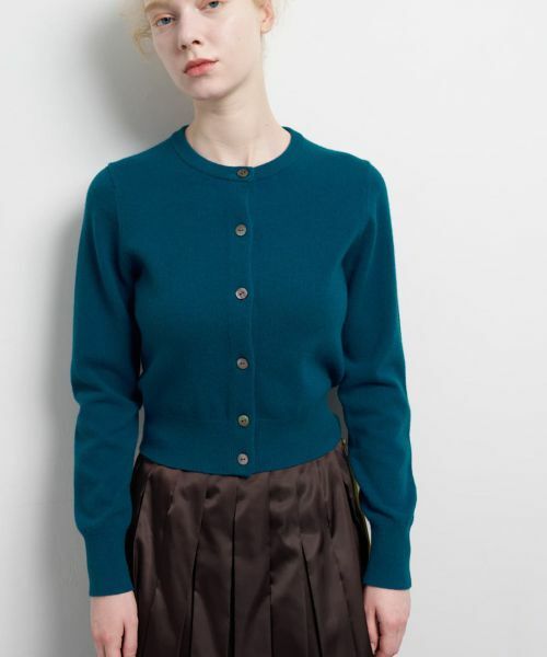 LANVIN en Bleu / ランバン オン ブルー カーディガン・ボレロ | クルーネックニットカーディガン | 詳細6