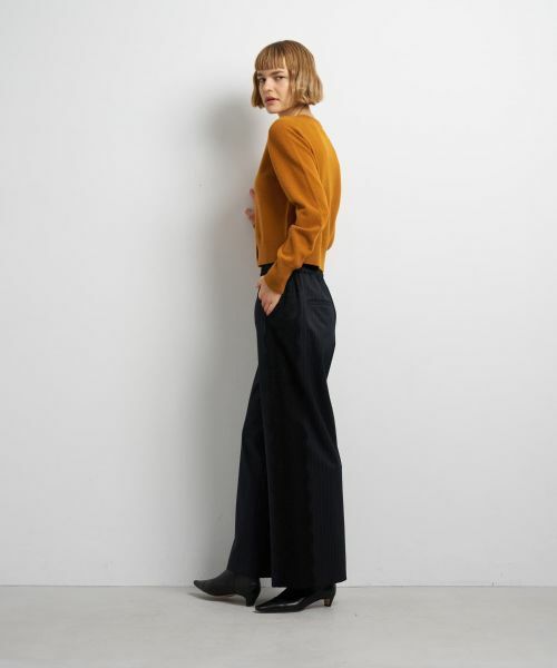 LANVIN en Bleu / ランバン オン ブルー カーディガン・ボレロ | クルーネックニットカーディガン | 詳細8