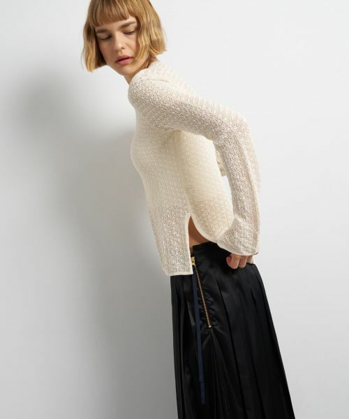 LANVIN en Bleu / ランバン オン ブルー ニット・セーター | シアーレースニット | 詳細12