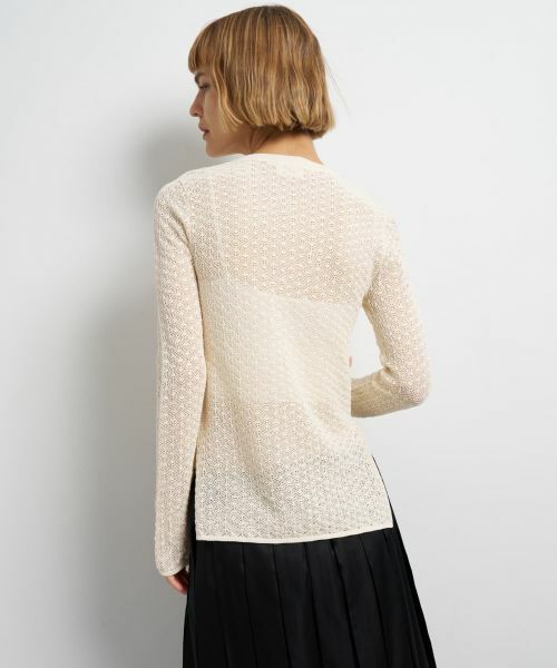 LANVIN en Bleu / ランバン オン ブルー ニット・セーター | シアーレースニット | 詳細13