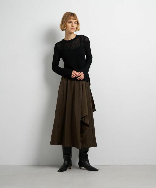 LANVIN en Bleu / ランバン オン ブルー ニット・セーター | シアーレースニット | 詳細15