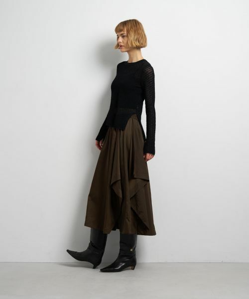 LANVIN en Bleu / ランバン オン ブルー ニット・セーター | シアーレースニット | 詳細16